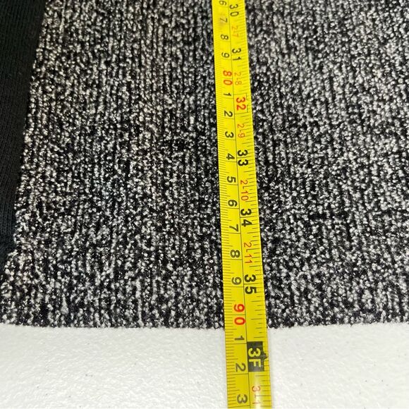 Lou and Grey Colorblock Gray Tweed Look Front Panel Black Sweater Dress Women XS - Picture 12 of 13